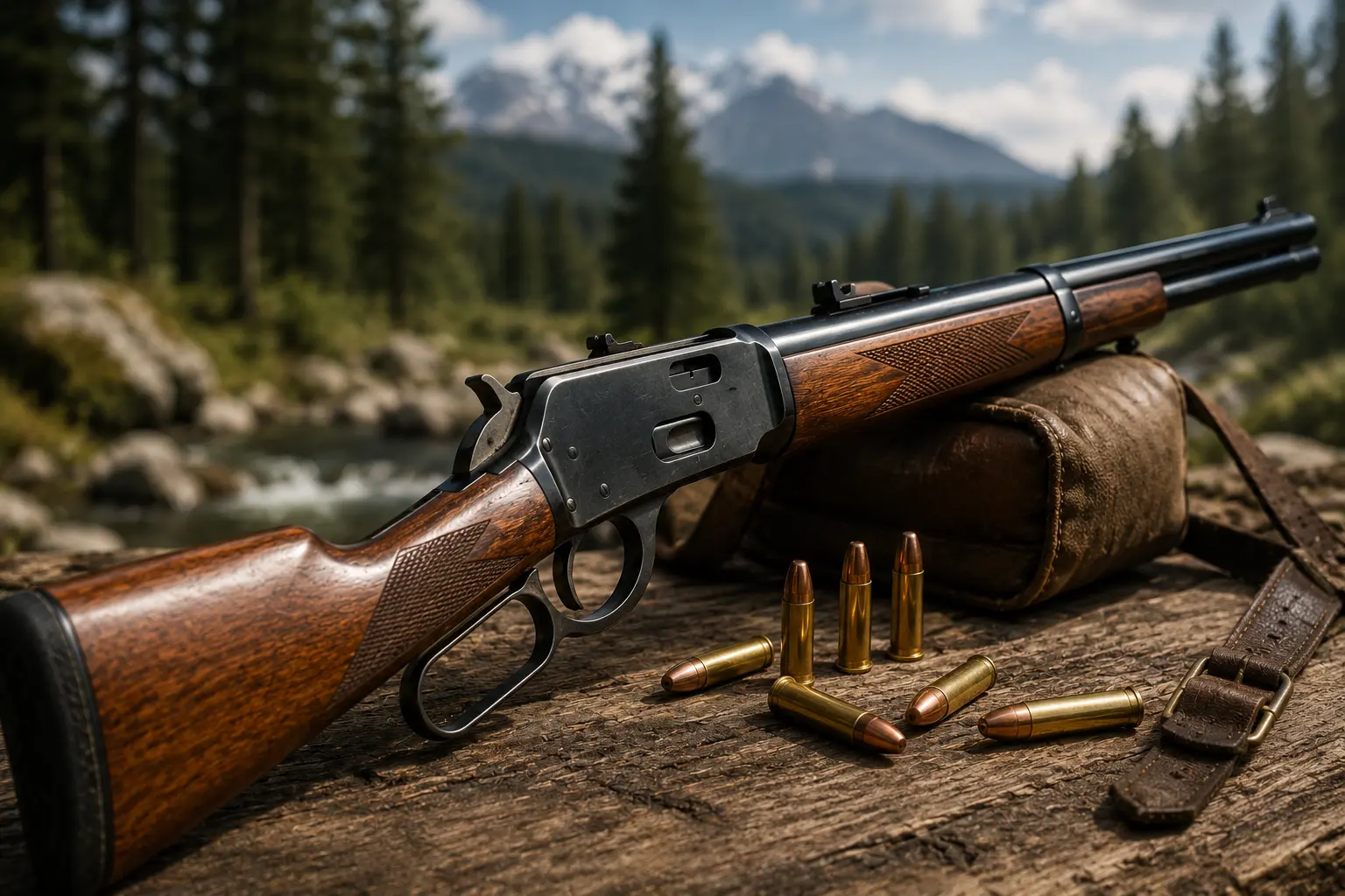Armas espingarda com munuções